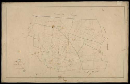 Plan du cadastre napoléonien - Rambures : Camp Dumont (Le), D