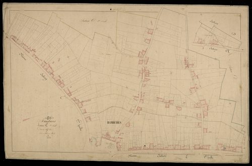 Plan du cadastre napoléonien - Rambures : Chef-lieu (Le), E3