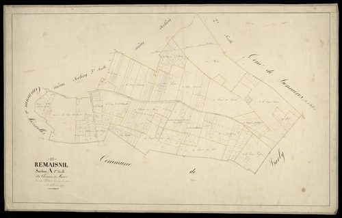Plan du cadastre napoléonien - Remaisnil : Chemin des Mares (Le), A1