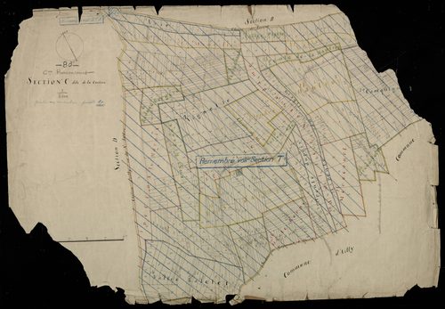 Plan du cadastre napoléonien - Remiencourt : Couture (La), C