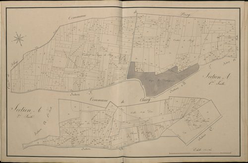 Plan du cadastre napoléonien - Atlas cantonal - Revelles : A