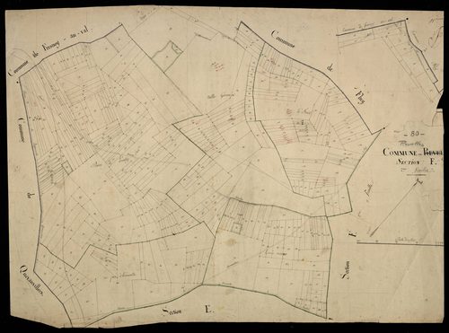 Plan du cadastre napoléonien - Revelles : F2
