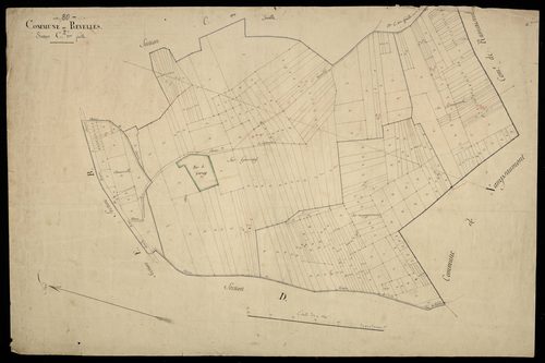 Plan du cadastre napoléonien - Revelles : C2