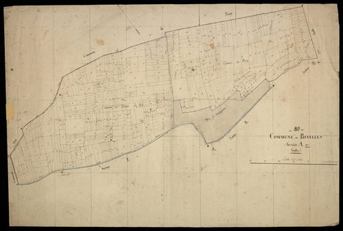 Plan du cadastre napoléonien - Revelles : A1