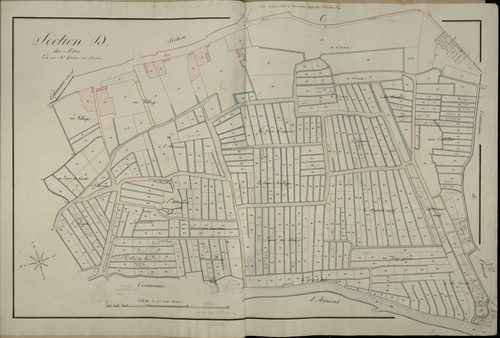Plan du cadastre napoléonien - Rivery : Aires (Les), D