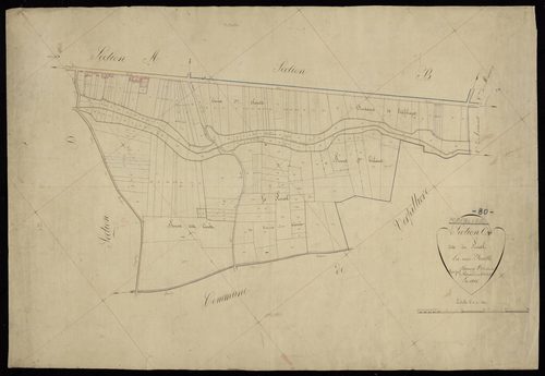 Plan du cadastre napoléonien - Roiglise : Foncel (Le), C