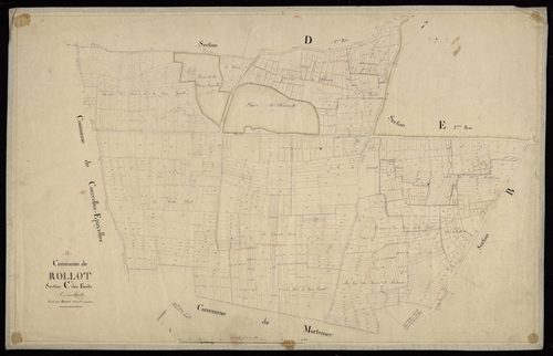 Plan du cadastre napoléonien - Rollot : Forêts (Les), C