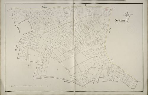 Plan du cadastre napoléonien - Rosières-en-Santerre (Rozières) : E