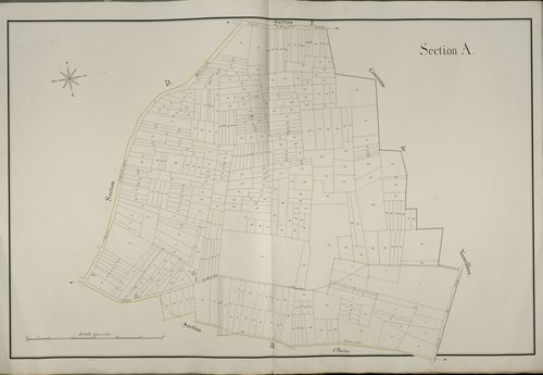 Plan du cadastre napoléonien - Rosières-en-Santerre (Rozières) : A