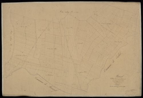 Plan du cadastre napoléonien - Rouvrel : Sole du Bois de Castel (La), B2