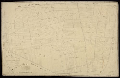 Plan du cadastre napoléonien - Rouvrel : Chef-lieu (Le) ; Gaugrelle (Le), A2