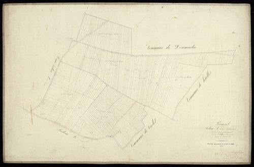 Plan du cadastre napoléonien - Rouvrel : Chef-lieu (Le) ; Gaugrelle (Le), A1