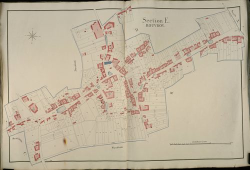 Plan du cadastre napoléonien - Rouvroy-en-Santerre (Rouvroy) : Rouvroy, E
