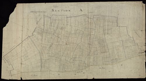 Plan du cadastre napoléonien - Rouvroy-en-Santerre (Rouvroy) : A