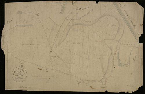 Plan du cadastre napoléonien - Rouy-le-Grand : Couture (La), A