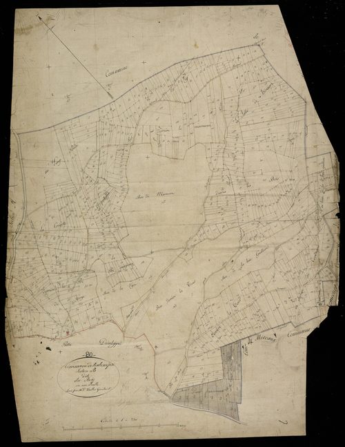 Plan du cadastre napoléonien - Rubempre : Bois (Le), B