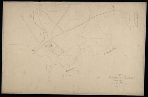 Plan du cadastre napoléonien - Rubescourt : Ferme de Pas (La), A1