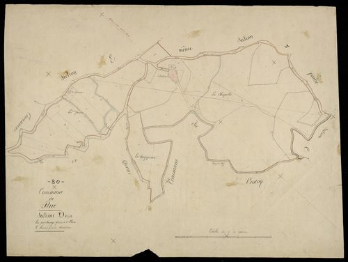 Plan du cadastre napoléonien - Rue : D1