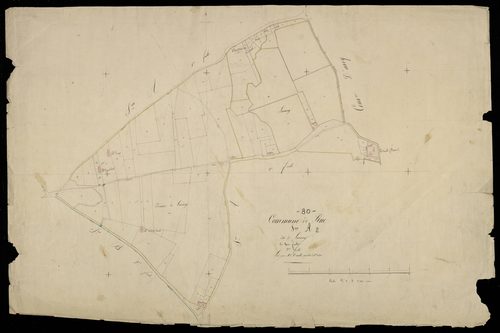 Plan du cadastre napoléonien - Rue : Lannoy, A2