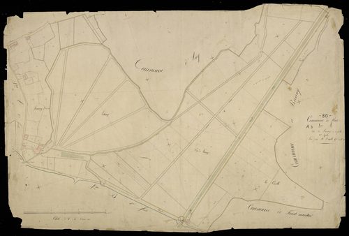 Plan du cadastre napoléonien - Rue : Lannoy, A3