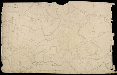 Plan du cadastre napoléonien - Rue : Bas champs (les), E