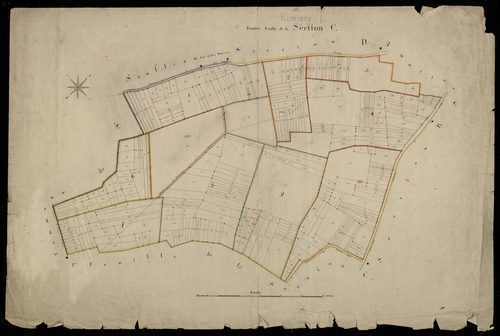 Plan du cadastre napoléonien - Rumigny : C1