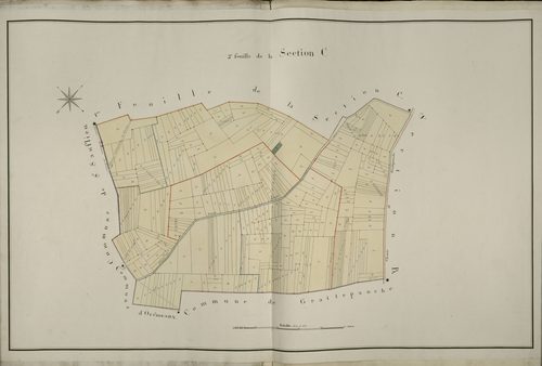 Plan du cadastre napoléonien - Rumigny : C2