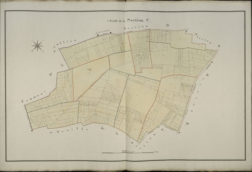 Plan du cadastre napoléonien - Rumigny : C1