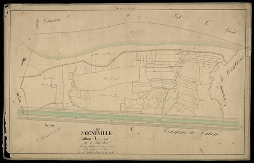 Plan du cadastre napoléonien - Saigneville : Petit Port (Le), A2