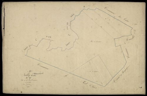 Plan du cadastre napoléonien - Sailly-Flibeaucourt (Sailly-le sec) : Forêt Cantatre (La), D