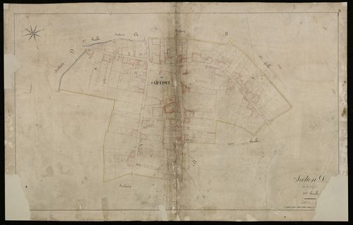 Plan du cadastre napoléonien - Sailly-Saillisel : Chef-lieu (Le), D2