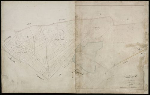 Plan du cadastre napoléonien - Sailly-Saillisel : Quay (Le), C2