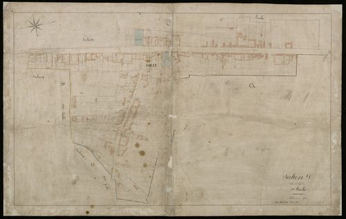 Plan du cadastre napoléonien - Sailly-Saillisel : Chef-lieu (Le), D1