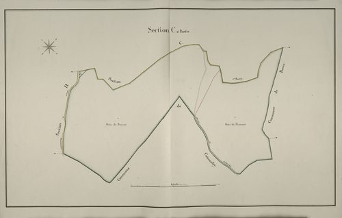 Plan du cadastre napoléonien - Sains-en-Amienois (Sains) : C2