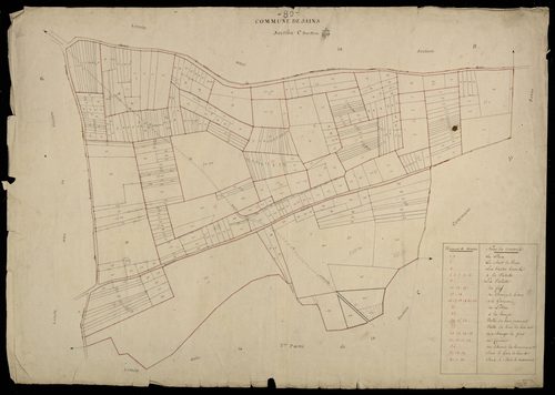 Plan du cadastre napoléonien - Sains-en-Amienois (Sains) : C1