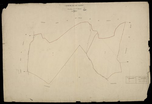 Plan du cadastre napoléonien - Sains-en-Amienois (Sains) : C2