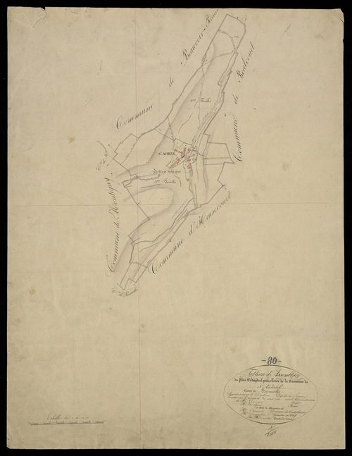 Plan du cadastre napoléonien - Saint-Acheul (Saint Acheul) : tableau d'assemblage