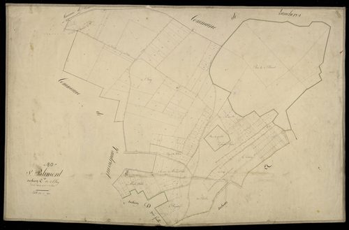 Plan du cadastre napoléonien - Saint-Blimont (Saint Blimont) : Etang (L'), C