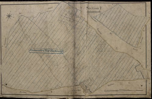 Plan du cadastre napoléonien - Atlas communal - Saint-Fuscien : F