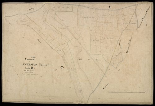 Plan du cadastre napoléonien - Saint-Germain-sur-Bresle (Saint-Germain) : Bois Planté (Le), B