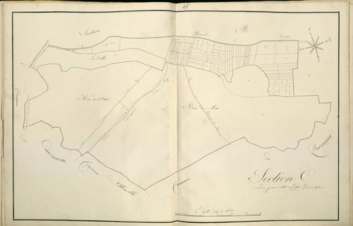 Plan du cadastre napoléonien - Atlas cantonal - Saint-Gratien (Saint Gratien) : C