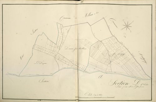 Plan du cadastre napoléonien - Atlas cantonal - Saint-Gratien (Saint Gratien) : D1