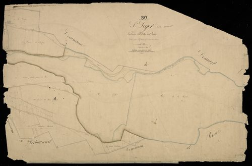 Plan du cadastre napoléonien - Saint-Leger-Les-Domart (Saint Leger) : Bois (les), A