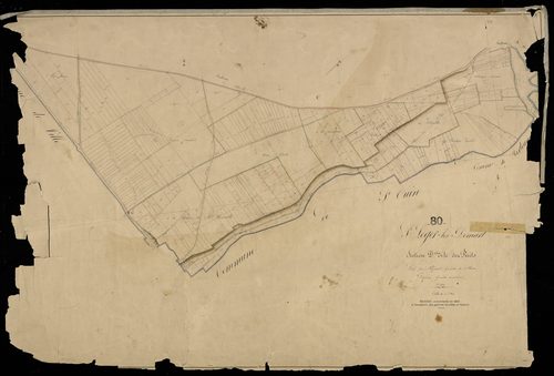 Plan du cadastre napoléonien - Saint-Leger-Les-Domart (Saint Leger-les-Domart) : Puits (les), D