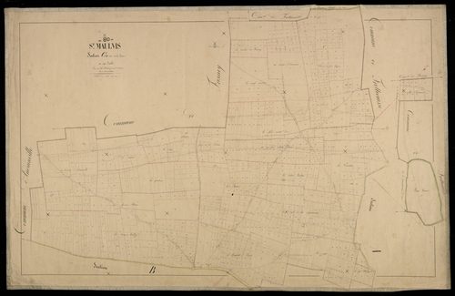 Plan du cadastre napoléonien - Saint-Maulvis : Justice (La), C