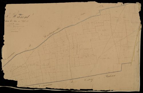 Plan du cadastre napoléonien - Saint-Maxent (Saint Maxent) : Val (Le), C