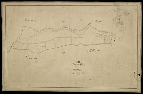 Plan du cadastre napoléonien - Saint-Ouen (Saint Ouin) : Chef-lieu (Le), A1