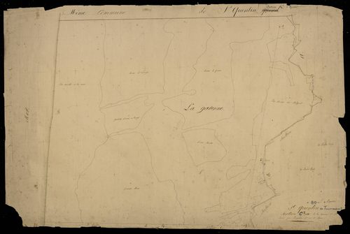 Plan du cadastre napoléonien - Saint-Quentin-en-Tourmont (Saint Quentin) : Garenne (La), C1