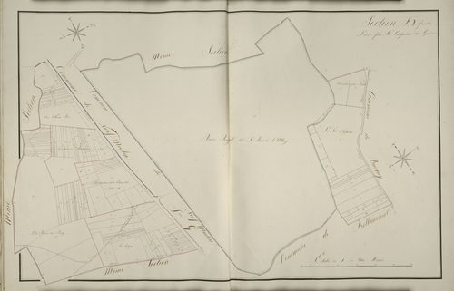 Plan du cadastre napoléonien - Saint-Riquier : F2