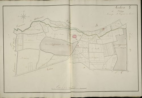 Plan du cadastre napoléonien - Saint-Riquier : Drugy, G